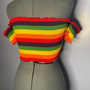 ~ Fashion Nova Rainbow crop top